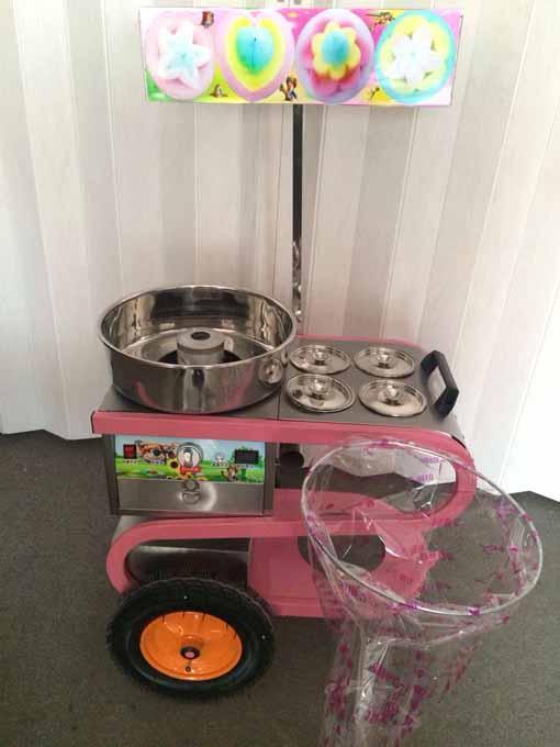 花式棉花糖機(jī)小推車(chē)